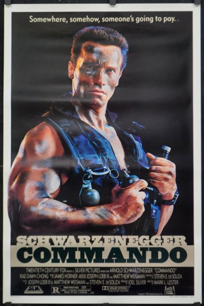 Коммандос фильм 1985 плакат
