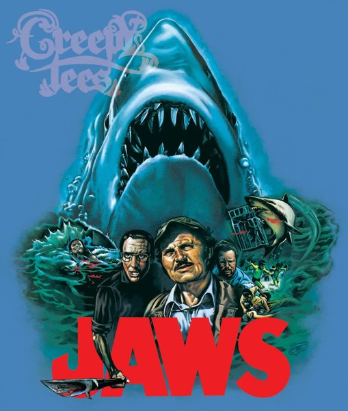 Челюсти Стивен Спилберг Постер