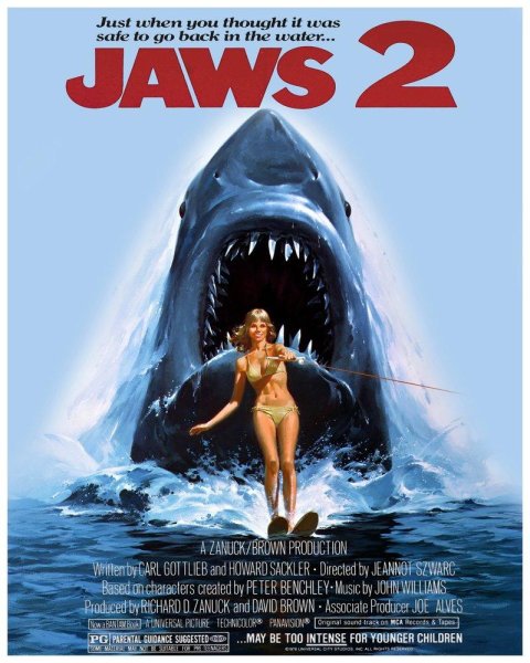 Jaws 3 1983 постеры
