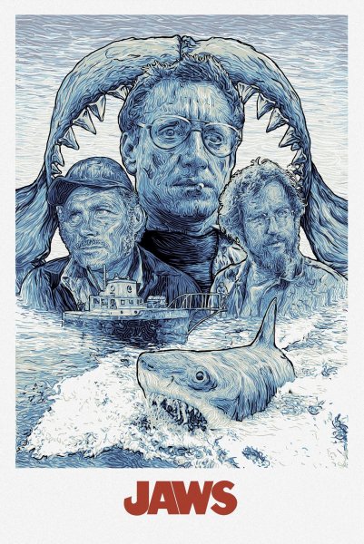 Челюсти фильм 1975 Постер