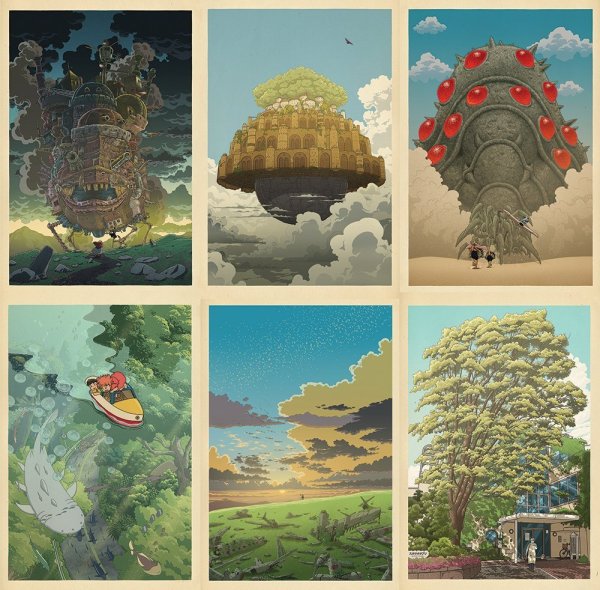 Миядзаки постеры