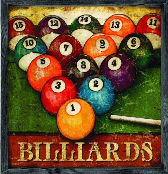 Кассиус Кулидж картины бильярд