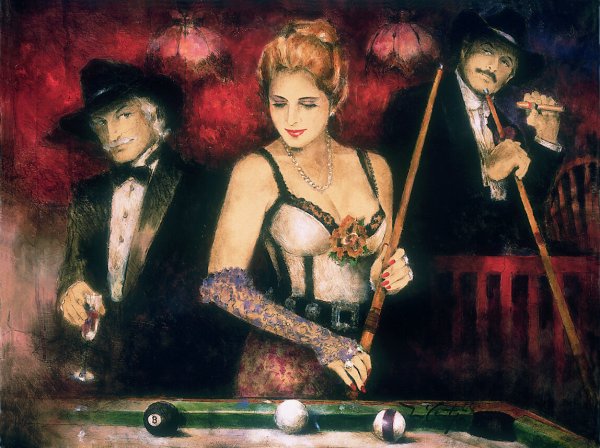 Красивый бильярд