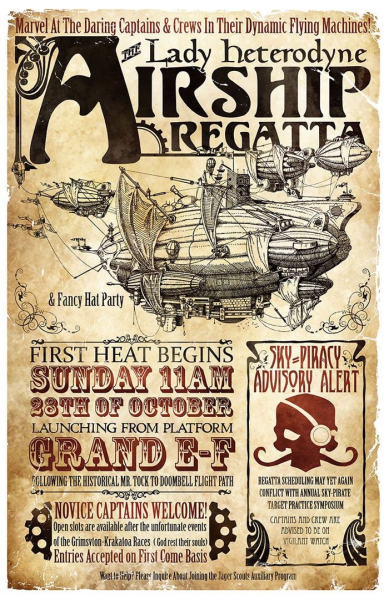 Рабочие плакаты стимпанк