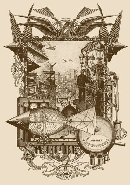Стимпанк иллюстрации