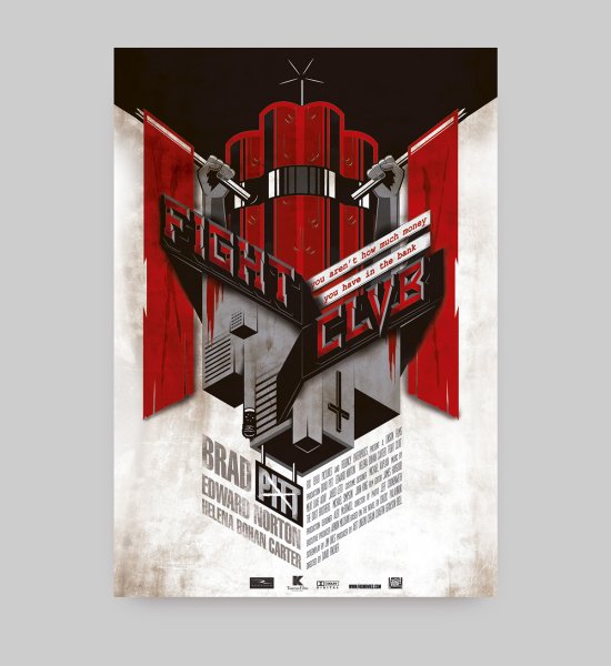 Бойцовский клуб плакат