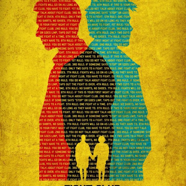 Бойцовский клуб арт Постер