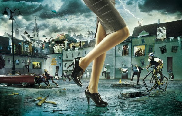 Креативная современная реклама