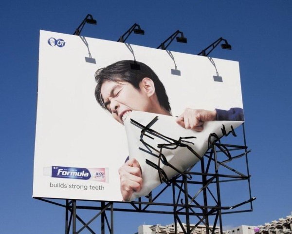 Креативная наружная реклама