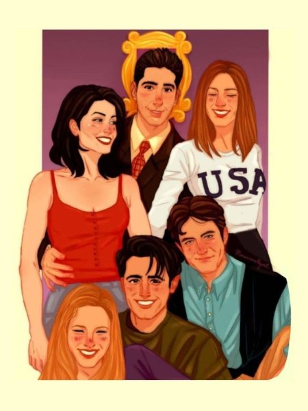 Сериал друзья арты