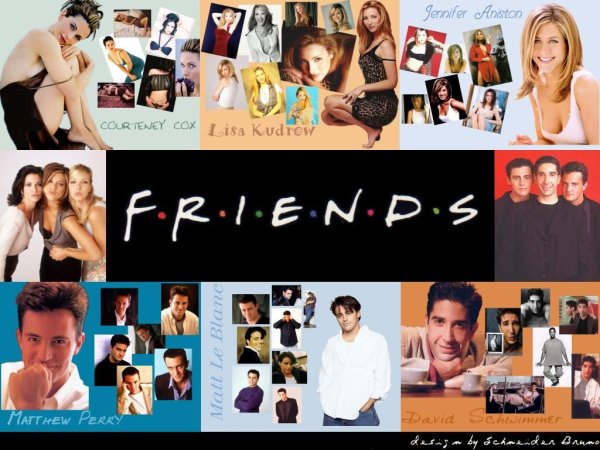 Сериал friends коллаж