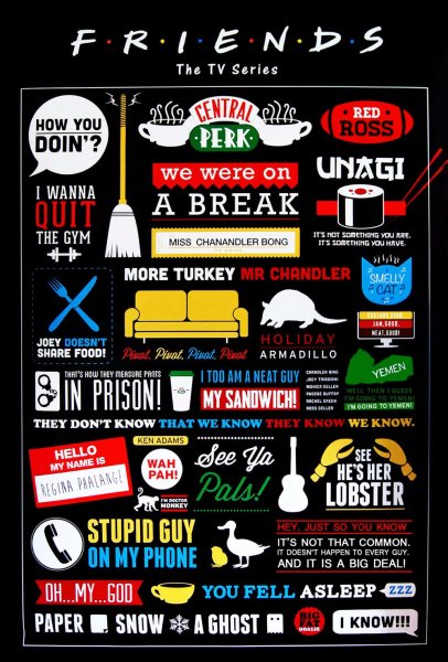 Постеры из сериала друзья