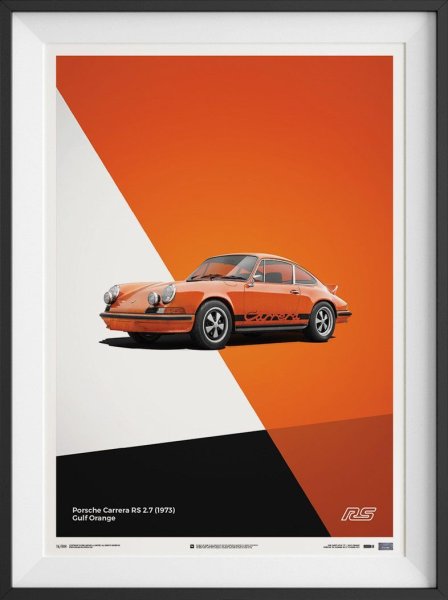 Porsche 911 плакат
