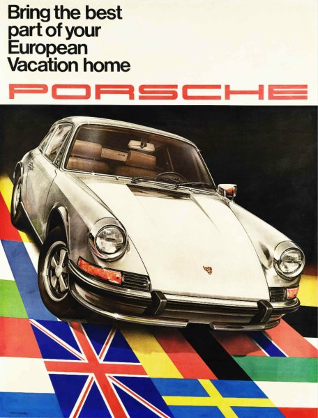 Плакат Порше