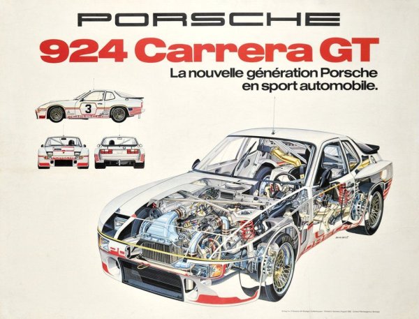 Постеры Porsche 924
