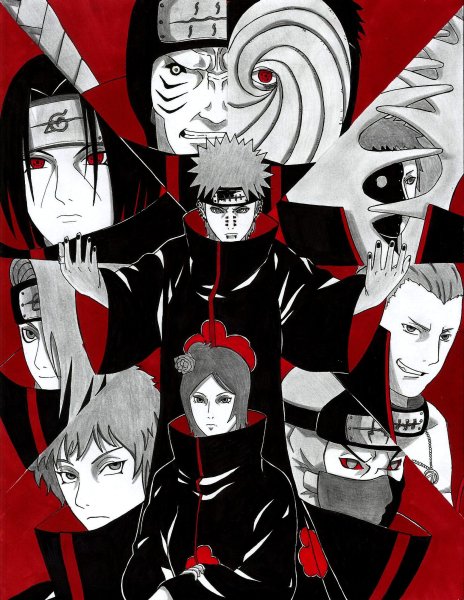 Аниме Наруто Акацуки