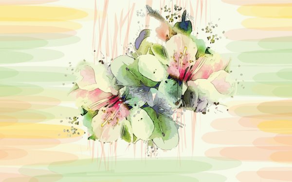 Стилизованные маки