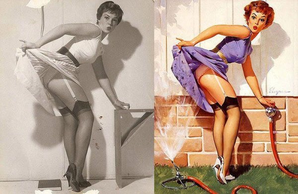 Художник Gil Elvgren (1914-1980).