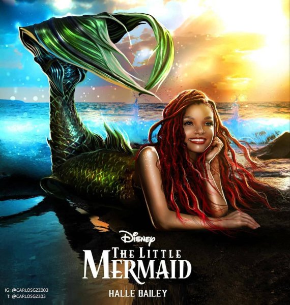 The little Mermaid (1989) Постер