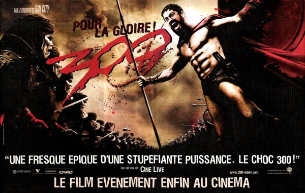 300 Спартанцев 2007 Постер