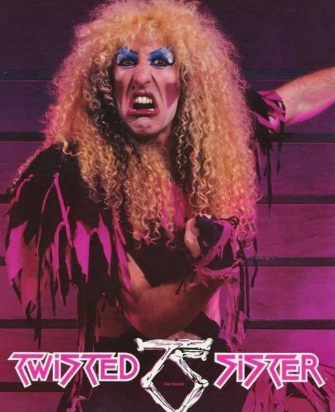 Twisted sister плакат