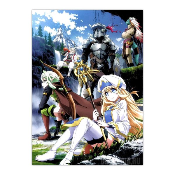 Убийца гоблинов аниме Постер