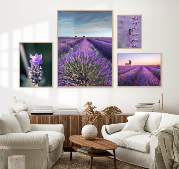 Картины с лавандой в интерьере