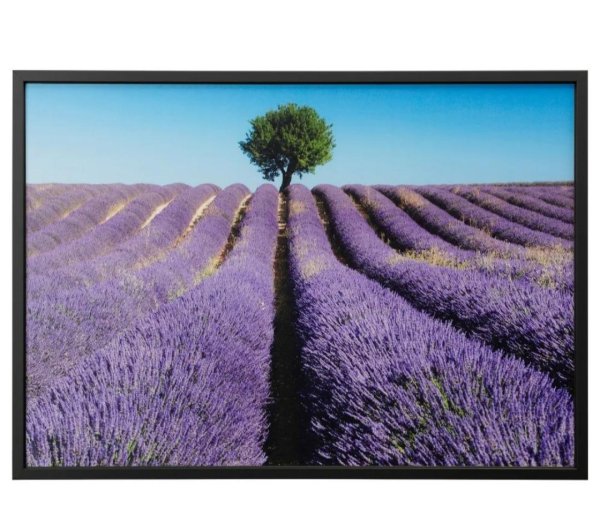 Картина Лавандовое поле в интерьере