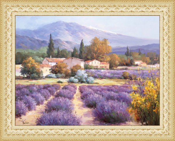 Лаванда пейзаж живопись