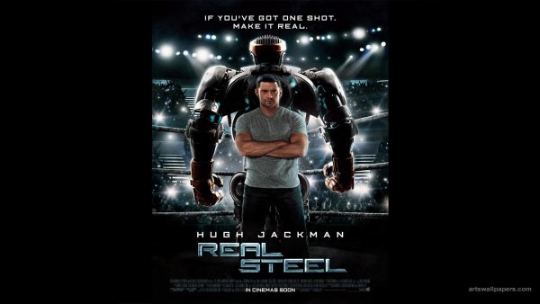 Real Steel (2011) Blu ray Cover