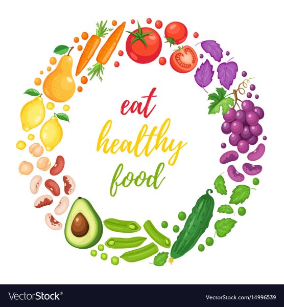 Плакат на тему healthy food