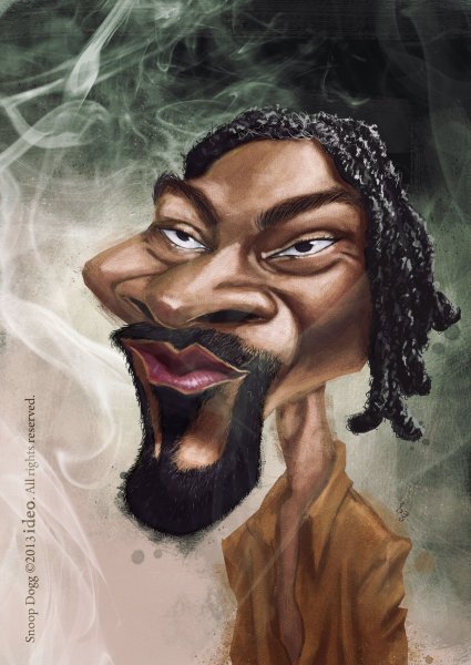 Snoop Dogg karikatura