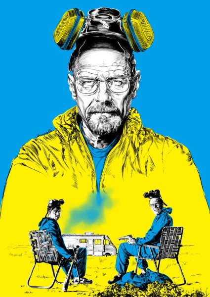 Во все тяжкие Уолтер Уайт арт