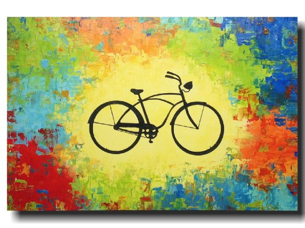 Велосипед горный реклама плакат