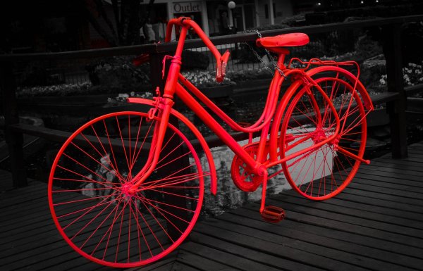 Картина велосипед