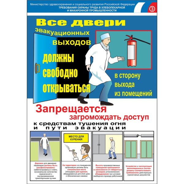 Агитационные плакаты по охране труда