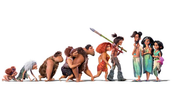 Мультфильм 3д семейка Крудс