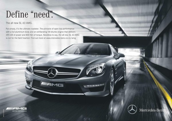 Рекламные плакаты Мерседес