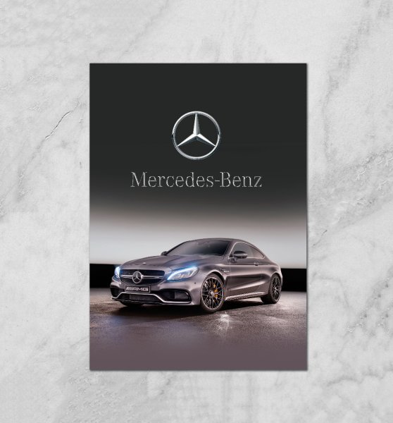 Рекламные плакаты Mercedes-Benz