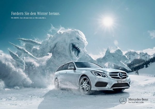 Креативная реклама Mercedes