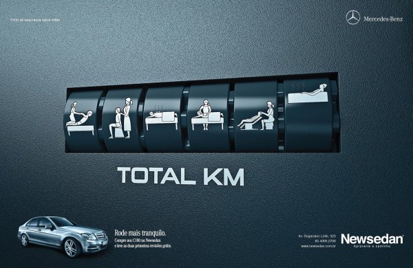 Креативная реклама Mercedes