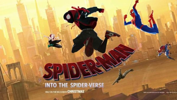 Человек-паук через вселенные Постер