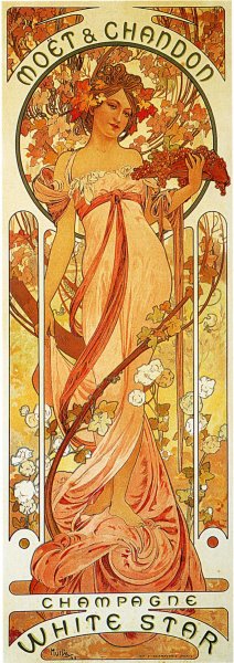 Ар нуво Альфонс Муха афиши