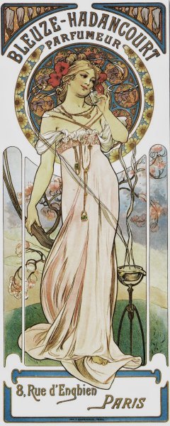 Альфонс Муха плакаты русские сезоны