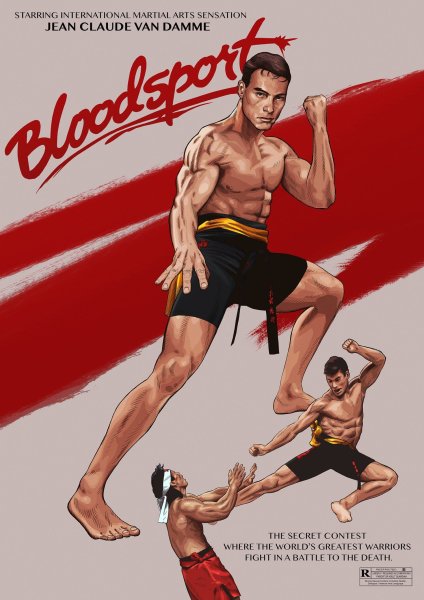 Bloodsport, 1988 Постер