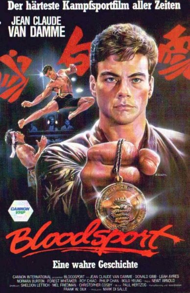 Ван Дамм Кровавый спорт Постер