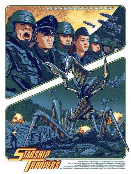 Звездный десант фильм 1997 Постер