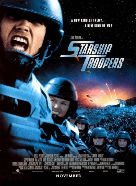 Starship Troopers 1997 poster