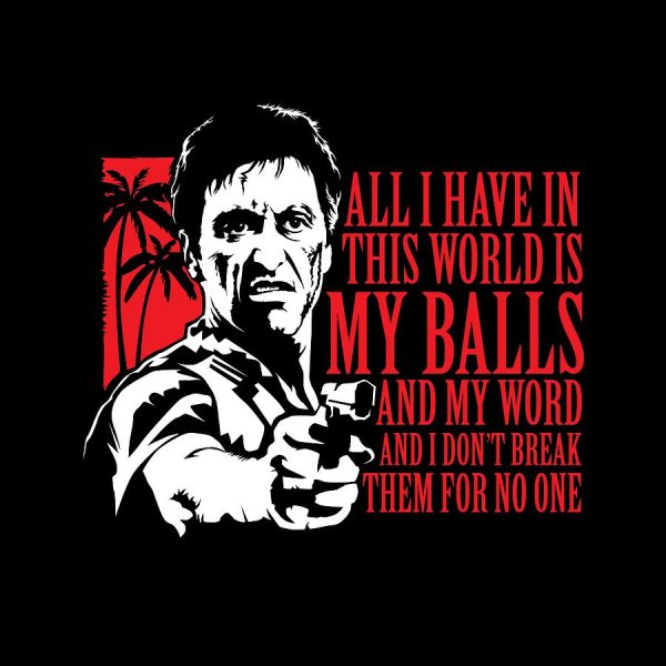 Scarface Tony Montana Постер