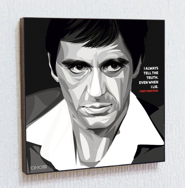 Аль Пачино Тони Монтана арт